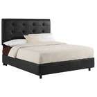 accommodate a full bed frame but the headboard will extend 3