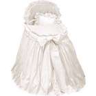 Baby Doll Prima Donna Bassinet Blanket and Pillow Set   Color White