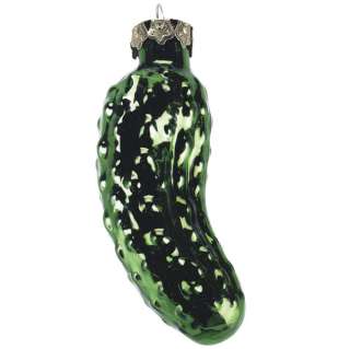 25 German Glass Pickle Christmas Ornament /w Legend  