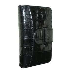   Wallet for the Apple iPhone 3G / 3GS (Black Crocodile) Electronics