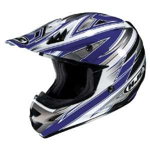  HJC AC X3 Option MC 2 Motocross Helmet White/Blue/Silver 