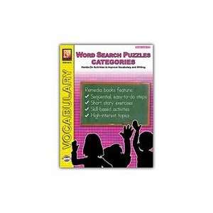  Remedia Publications 927A Word Search Puzzles  Categories 