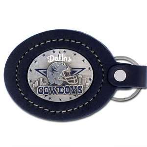  Siskiyou Dallas Cowboys Leather Key Ring Sports 