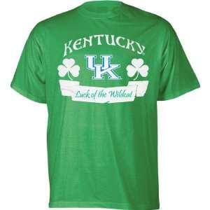   Kentucky Wildcats Kelly Green Lucky Banner T Shirt