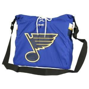  St. Louis Blues Jersey Style Tie Tote Bag (Measures 17 x 