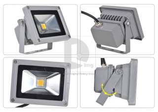   White IP65 LED Flood Wash Light Lamp Bright Outdoor Waterproof  
