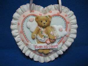 Cherished Teddies From My Heart 104116 Plaque Hanging  