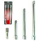 Poker Heavy Duty 4 Piece Ratchet Wrench Extension Bar Set   1/2 in