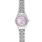 Armitron Ladies Calendar Day Date Watch w/ Pink Mother of Pearl Dial 