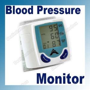 New Digital Wrist Automatic Blood Pressure Heart Beat Monitor  