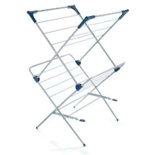 Polder Two Tier Free Standing Clothes Drying Rack with Mesh Garment 