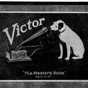  Vintage ad for Victor Phonograph Sticker Arts, Crafts 