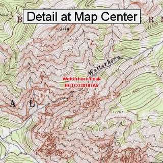  Map   Wetterhorn Peak, Colorado (Folded/Waterproof)