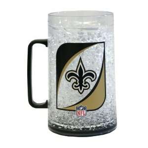 Caseys Distributing 9413101323 New Orleans Saints Crystal Freezer Mug 