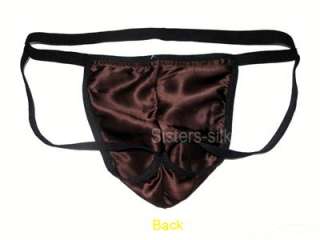 6pcs Sexy Mens 100% Silk Jock Straps Underwear SU256  