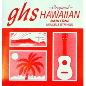  GHS Hawaiian Baritone Ukulele Strings 13 32 H 100 Musical 