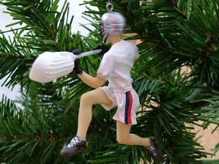 New Lacrosse Player Teammate Christmas Tree Ornament  