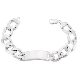   Figaro Link ID Bracelet, 11/16 (17.0mm) wide, NICKEL FREE Jewelry