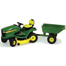 John Deere X324 Lawn Tractor with Cart   TOMY   