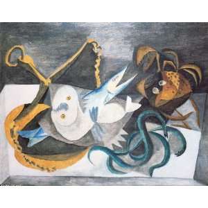   Pablo Picasso   24 x 18 inches   Still Life with Fish