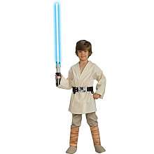 Star Wars Deluxe Halloween Costume Luke Skywalker   Child Size Large 