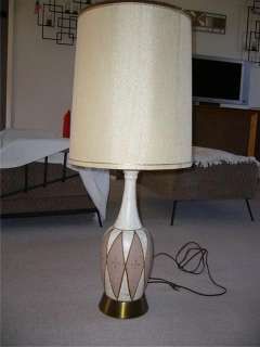 1960 mod lamp with original shade  