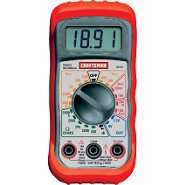 Craftsman Multimeter, Digital, with 8 Functions and 20 Ranges at  