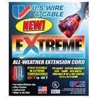 Cable US Wire 99050 12/3 50 Foot SJEOW TPE Cold Weather Extension Cord 