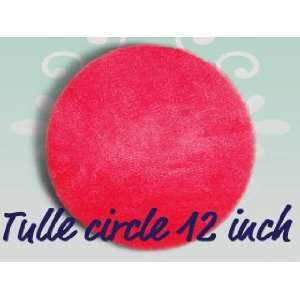  Wedding 12 Inch RED Tulle Circles  50 Pcs 