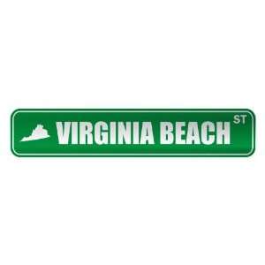   VIRGINIA BEACH ST  STREET SIGN USA CITY VIRGINIA
