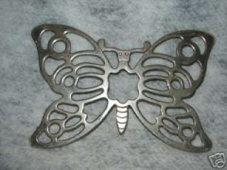 Vintage Leonard Silverplate Butterfly Trivet   Trivets  