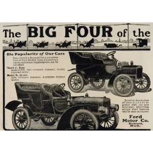  1905 Ford Car Model B C F Doctors Car Ad ULTRA RARE 
