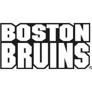    BOSTON BRUINGS LOGO NHL WHITE DECAL VINYL STICKER 