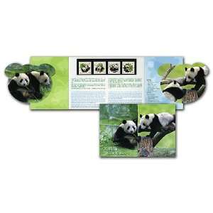   Kong Mint Stamps   Giant Panda Presentation Folder 