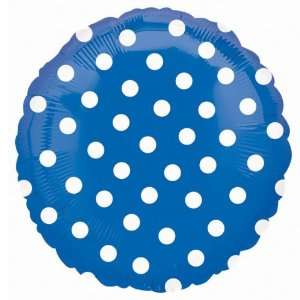  Lets Party By Amscan Blue Polka Dot Foil Balloon 