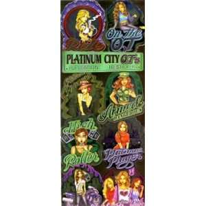  Platinum City QTs Vending Machine Stickers w/Display Card 