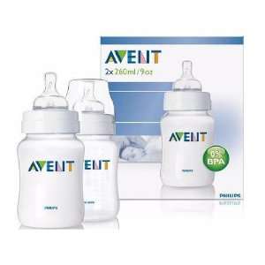  Avent Natural Feeding Bottle 9 oz Twin Pack Baby