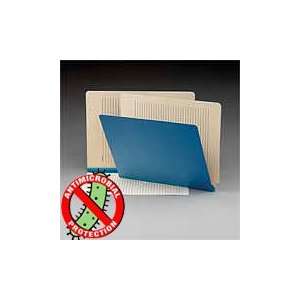   Antimicrobial End Tab Pressboard Folders, LETTER Size