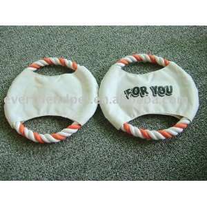 com high quality outdoor hot saling cotton rope frisbee pet chew toy 