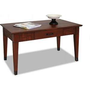  Leick Facets Collection Coffee / Cocktail Table in Merlot 