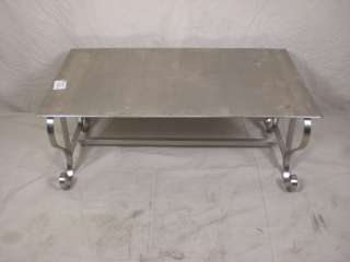 Industrial Style Metal Curly Leg Coffee Table(8515)*.  