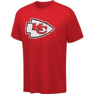   City Chiefs Youth Red NFL Primary logo T Shirt