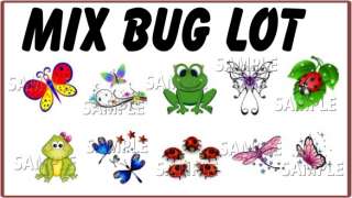 MIX BUG LOT•NAIL ART DECALS•KIDS,TOE OR ADULT  