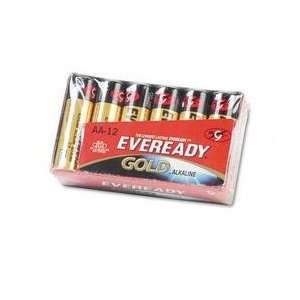 Eveready® Gold AA Alkaline Batteries, 12 per Pack 