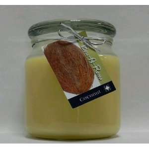  Hand Made Scented Soy 16oz Classic Jar Candle   Coconut 