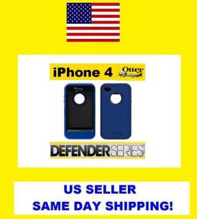 OtterBox Defender Case for iPhone 4 Verizon Black/Blue  