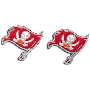    Studded NFL Earrings   Tampa Bay Buccaneers