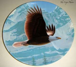 Daniel Smith MAJESTIC BIRDS THE BALD EAGLE Plate B/COA  