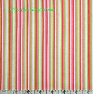 Moda Oh My Dog Stripe Pink Quilt Fabric by Yard  