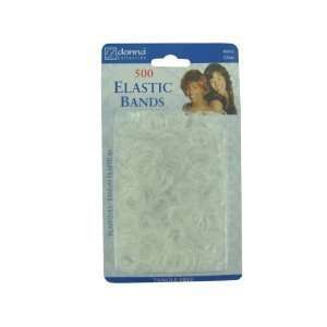  500 pk clear small elastic hair bands Pack Of 96 Beauty